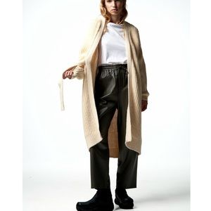 ZARA WRAP OVERSIZED KNIT CARDIGAN